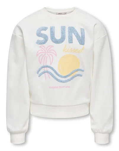 Kids Only - KOGTerra Life Sweatshirt - Cloud Dancer